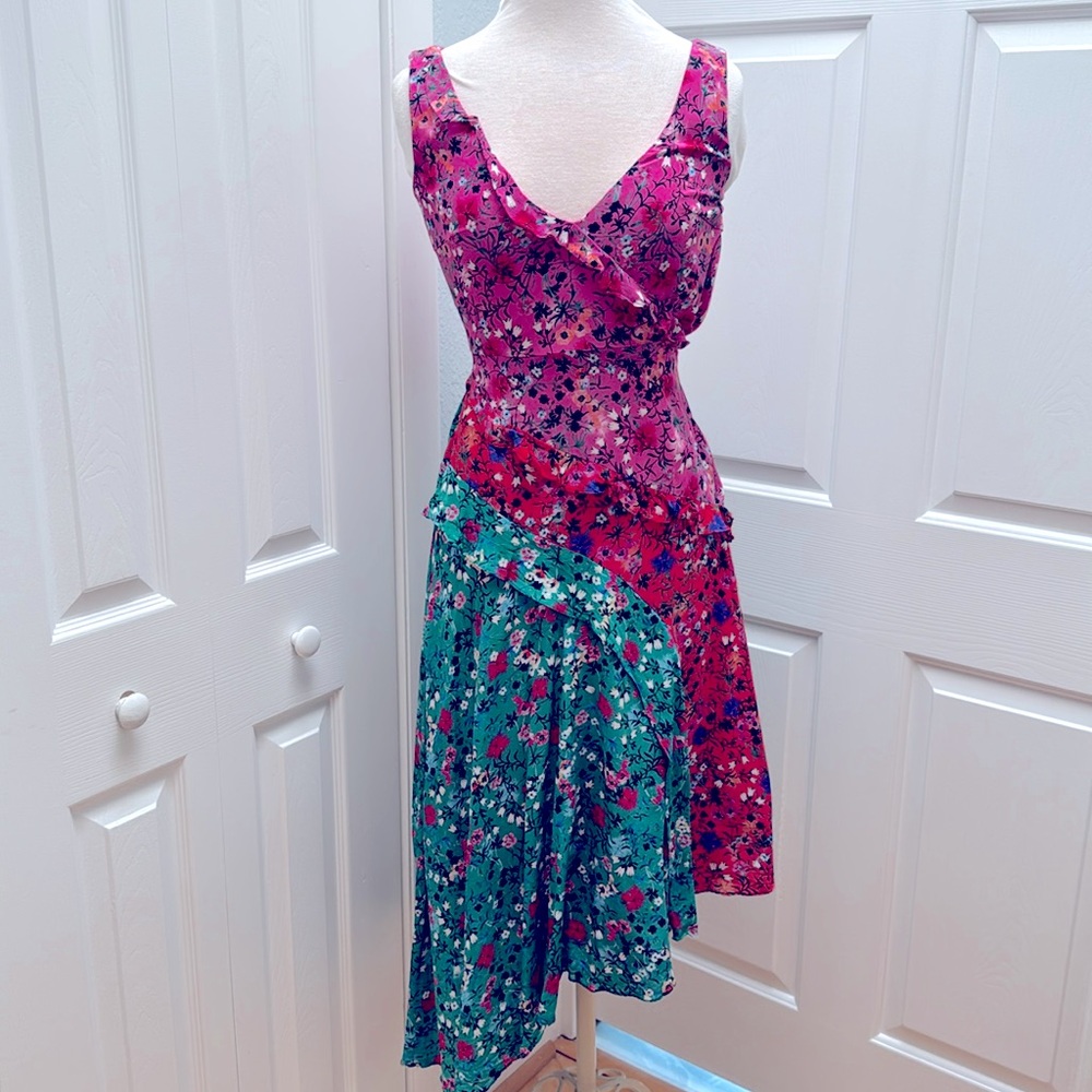 Saloni Floral Dress - Size 4